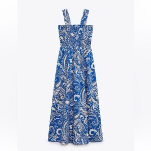 Zara poplin midi Dress